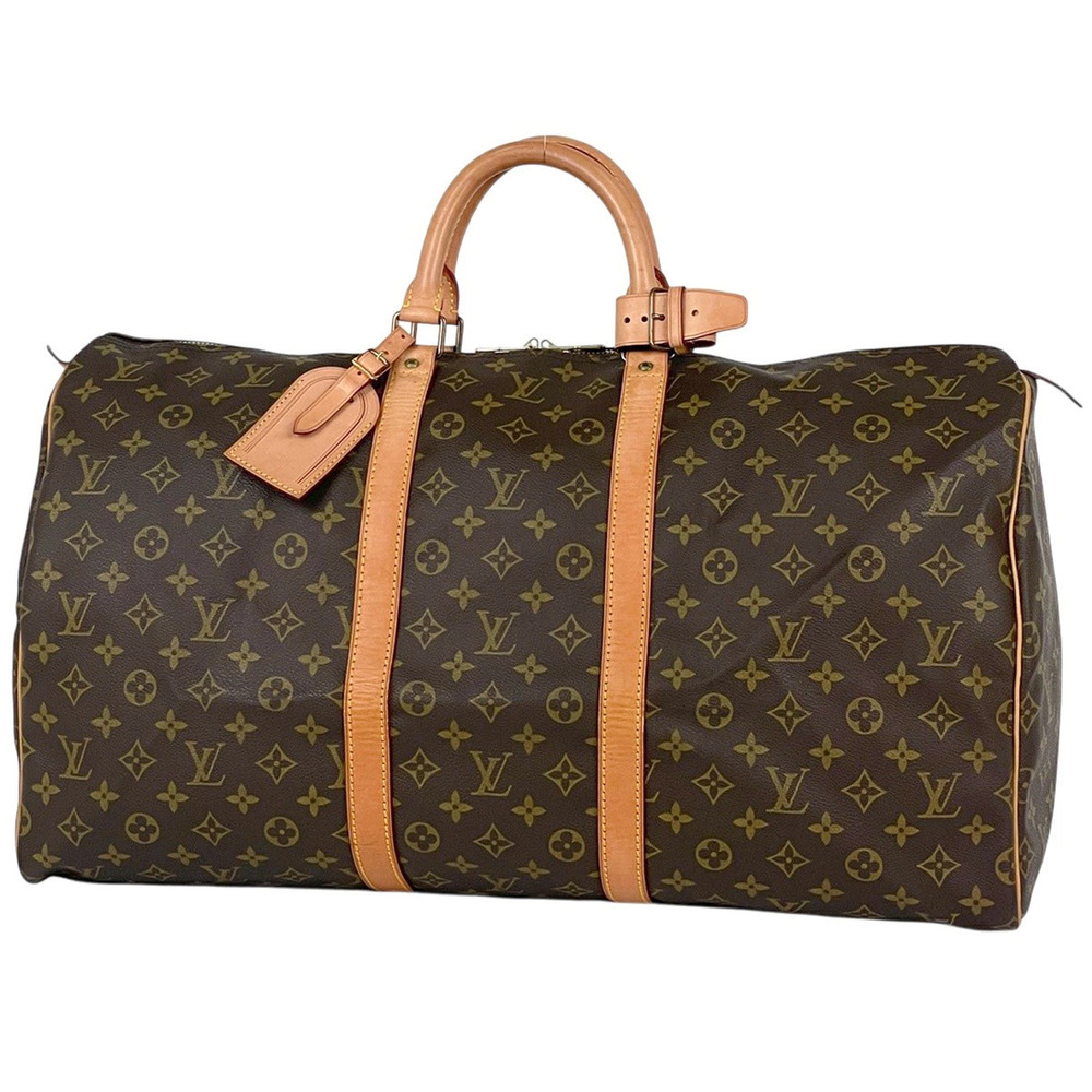 Louis Vuitton Keepall Boston Bag Monogram Brown